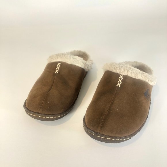 Sorel Suede Shearling Nakiska Slide Slipper 6 - Picture 6 of 8